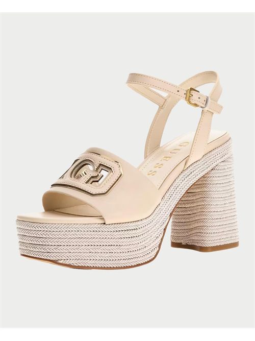 Sandales Guess Formal pour femme en cuir mélangé GUESS | FLJFML-LEA03CREGO