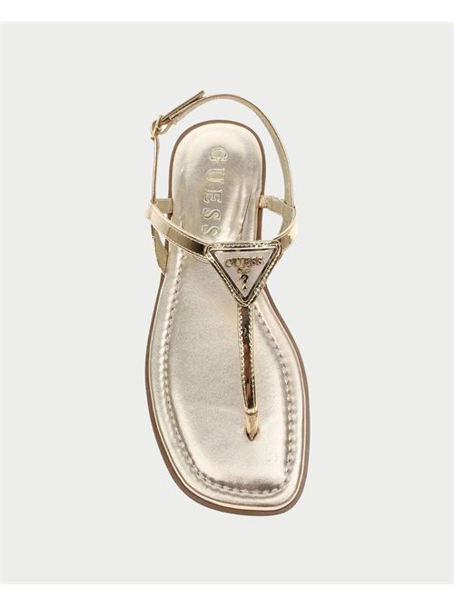 Guess Rainey Flip Flops Sandals Laminated GUESS | FLJRA4-LEL21BRONZ