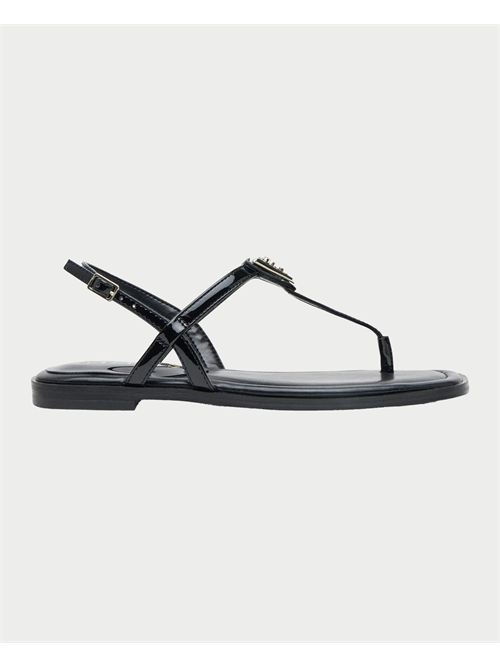 Guess Rainey Laminated Flip Flops GUESS | FLJRA4-PAF21BLACK