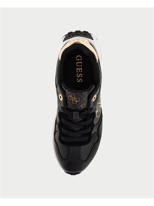 Baskets Guess Runner Luckei 4G Logo pour femme GUESS | FLPLUC-FAL12BLKBR