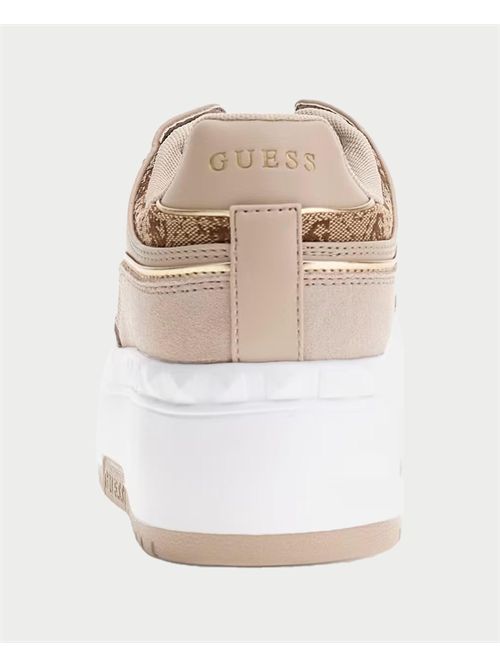 Baskets Guess Ridgee 4G avec logo GUESS | FLPR2D-FAL12BEIBR