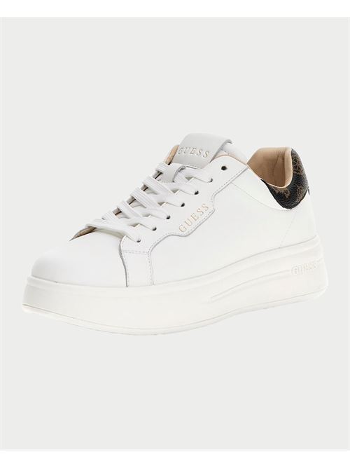 Guess women's sneakers in real leather GUESS | FLPWIN-FAL12WHIBR