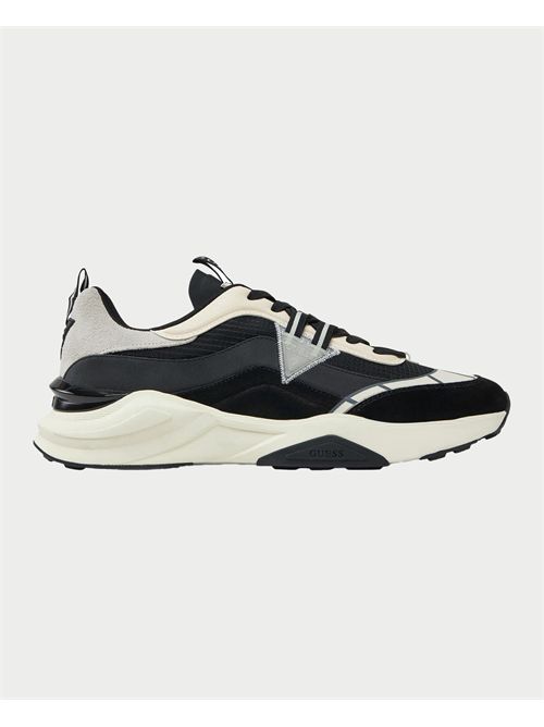 Guess men's sneakers with rubber sole GUESS | FMJVAL-ELE12BLAWH