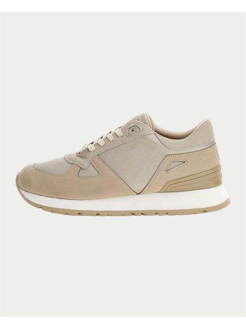 Guess women's sneakers in fabric with side logo GUESS | FMPALC-ESU12BEIGE