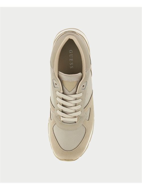 Sneakers donna Guess in tessuto con logo laterale GUESS | FMPALC-ESU12BEIGE