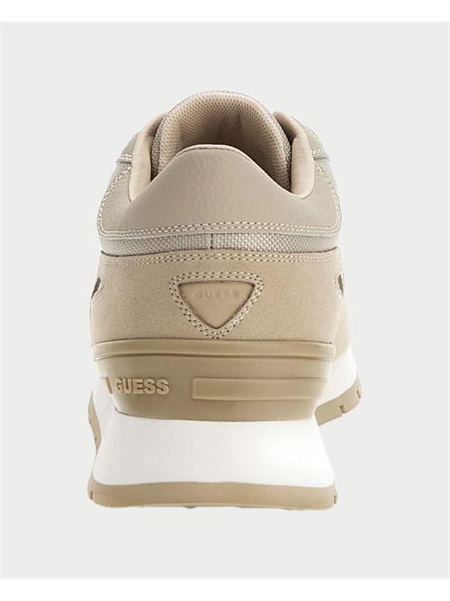 Baskets femme Guess en tissu avec logo latéral GUESS | FMPALC-ESU12BEIGE