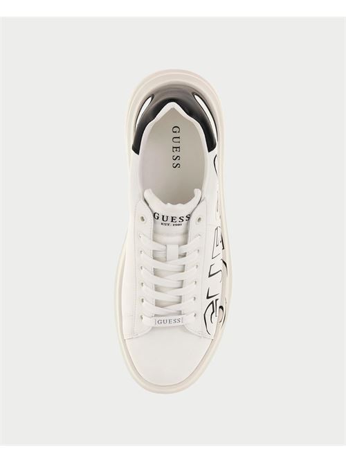 Guess Men's Leather Sneakers GUESS | FMPELB-SUE12WHIBK