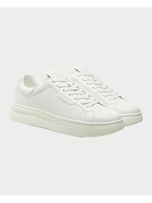 Sneakers Guess da uomo in pelle con suola in gomma GUESS | FMPWIN-ELE12WHITE