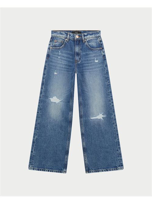 Jeans Guess per bambine modello palazzo GUESS | J5RA00-D45E0RLDG