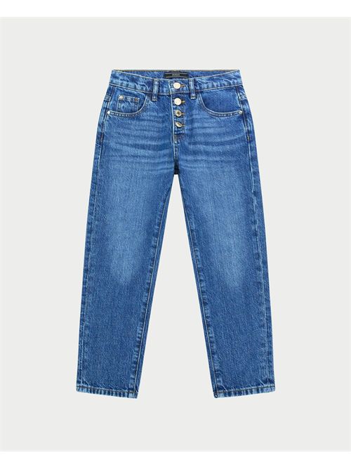 Jeans bambina Guess rigidi vestibilità mom GUESS | J5RA01-D45E0FSGO