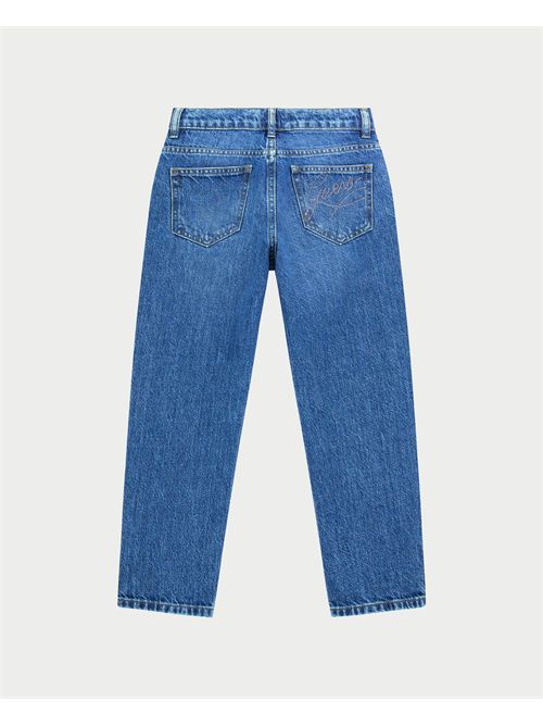 Jeans bambina Guess rigidi vestibilità mom GUESS | J5RA01-D45E0FSGO