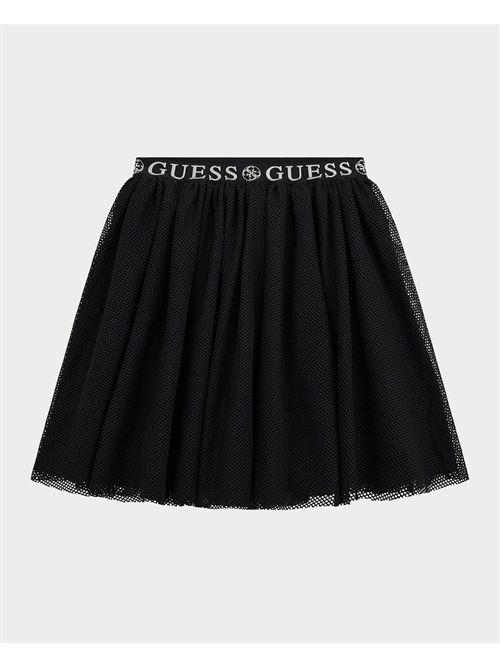 Jupe Guess avec élastique logoté pour fille GUESS | J5RD11-KACZ0JBLK