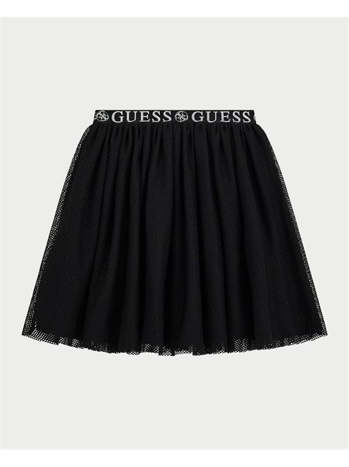 Jupe Guess avec élastique logoté pour fille GUESS | J5RD11-KACZ0JBLK