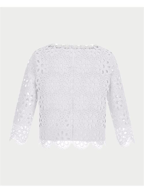 Guess blouse for girls in sangallo lace GUESS | J5RH04-WGWR0G011