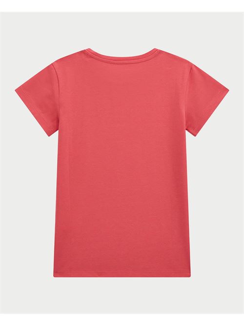 Guess crew neck T-shirt for girls with colorful print GUESS | J5RI02-K6YW4G5O5