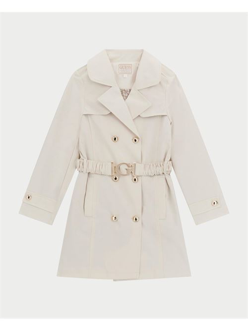 Guess Canvas Trench Jacket for Girls GUESS | J5RL10-WFYD0G9L9