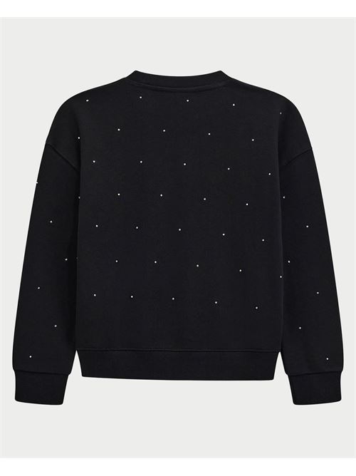 Guess crewneck sweatshirt with mini applications GUESS | J5RQ21-KCLJ0JBLK