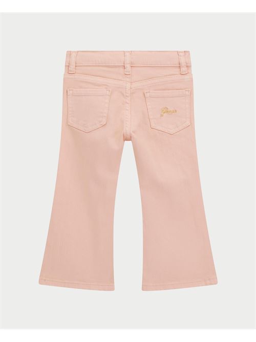 Jean Guess rose à 3 boutons pour fille GUESS | K5RB05-WE620G6L1