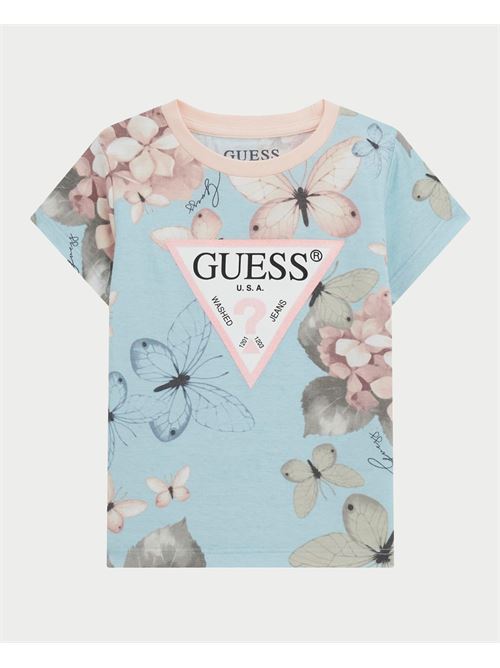 T-shirt neonato Guess con stampa all over GUESS | K5RI15-K6YW4P777