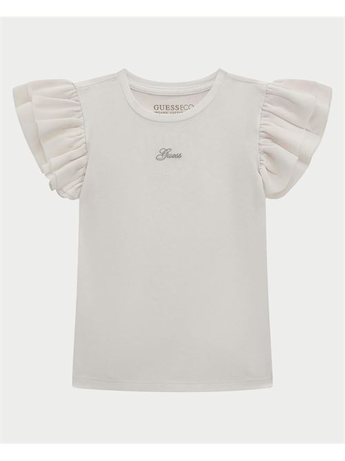 Guess t-shirt with ruffles for girls GUESS | K5RI22-K6YW4G011