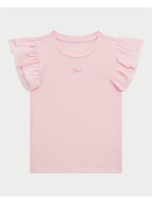 Guess T-shirt with ruffles for girls GUESS | K5RI22-K6YW4G65U