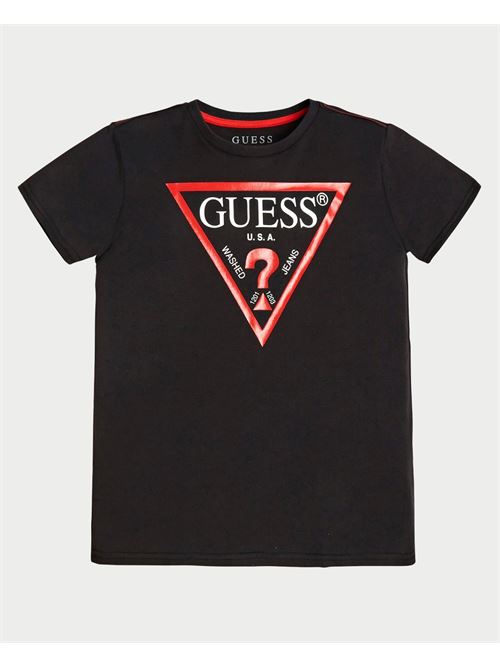 T-shirt Guess per bambini in cotone GUESS | L73I55-K8HM0JBLK