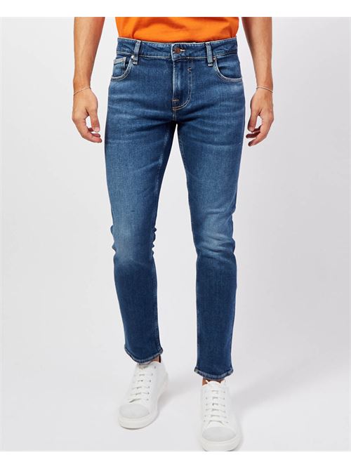 Jean homme Guess modèle skinny en mélange de coton GUESS | M2YAN1-D4Q422CRM