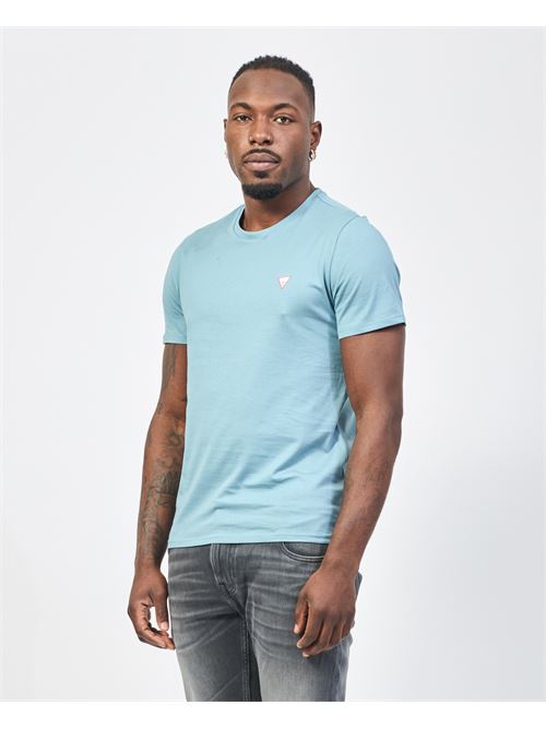 Guess Men's T-Shirt with Small Triangle Logo GUESS | M2YI36-I3Z14G7DV