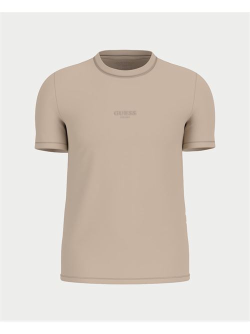 Guess Men's Cotton T-Shirt with Logo