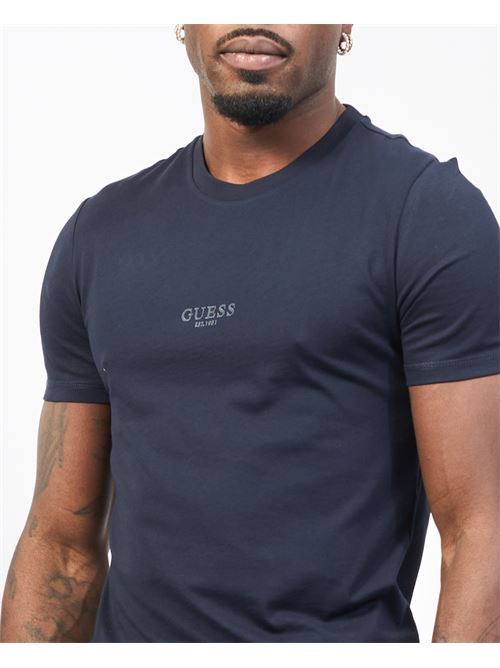 T-shirt uomo Guess in cotone con logo GUESS | M2YI72-I3Z14G7V2