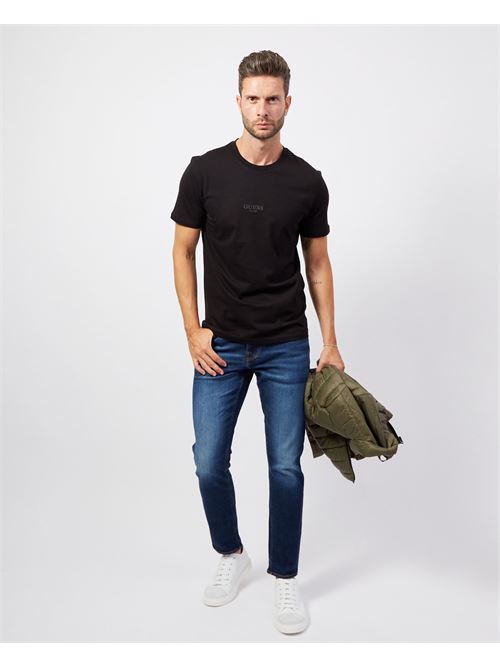 Guess men's cotton T-shirt with logo GUESS | M2YI72-I3Z14JBLK