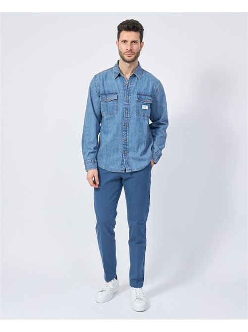 Guess regular long-sleeved denim shirt GUESS | M4YH56-D5EI2GJMW