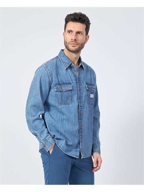 Guess regular long-sleeved denim shirt GUESS | M4YH56-D5EI2GJMW