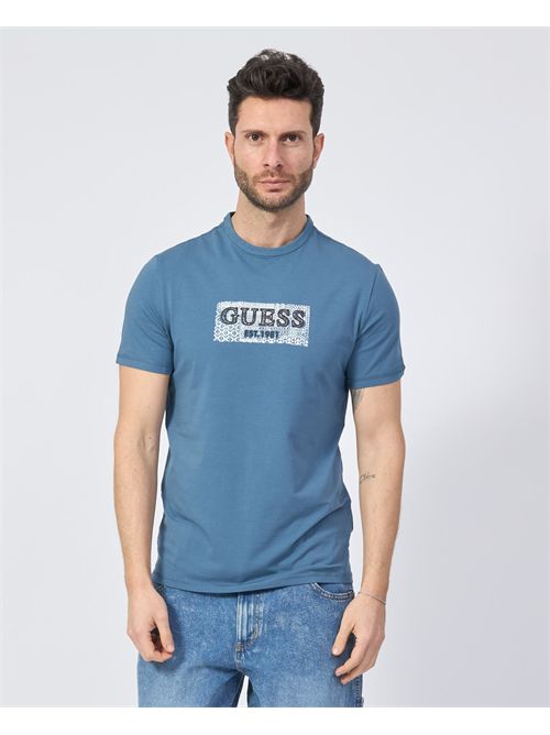 T-shirt uomo Guess con stampa frontale GUESS | M5GI19-J1314A73H