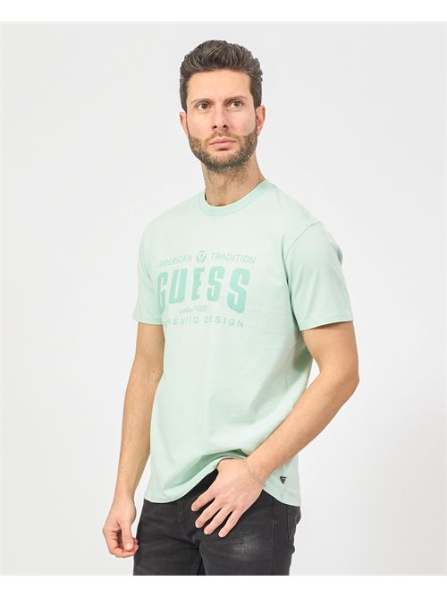 T-shirt girocollo Guess con stampa GUESS | M5GI27-KBW41F8BD