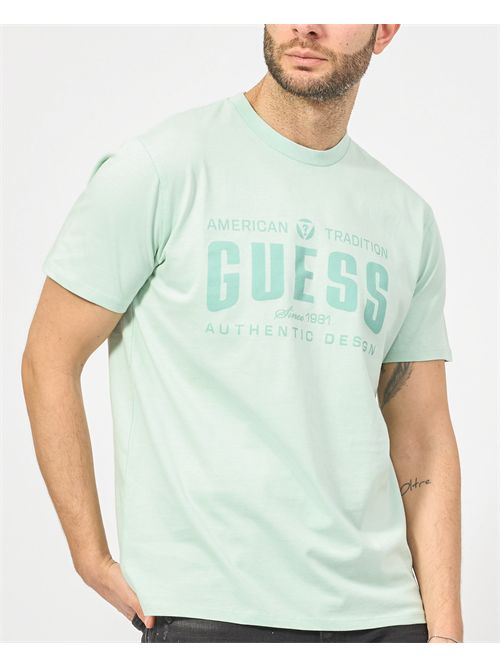 T-shirt girocollo Guess con stampa GUESS | M5GI27-KBW41F8BD