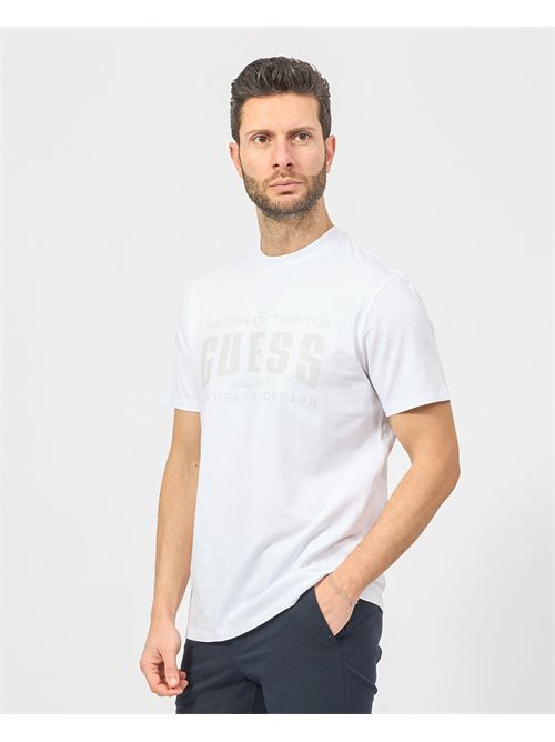 T-shirt girocollo Guess con stampa GUESS | M5GI27-KBW41G011