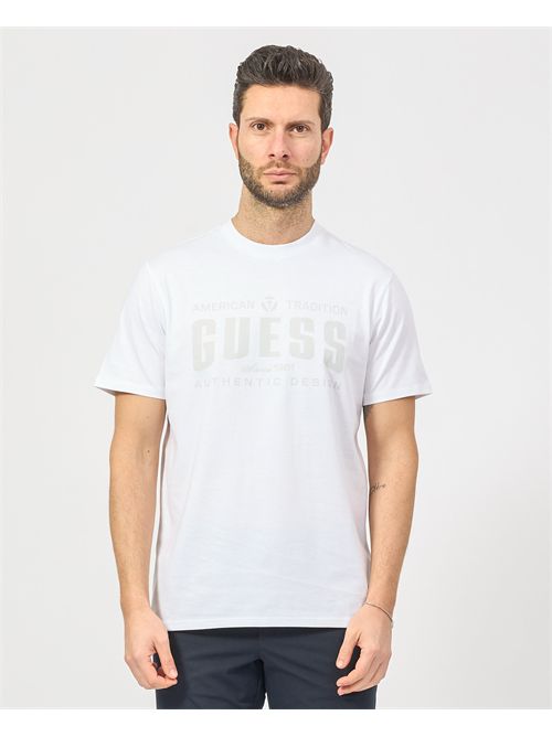 T-shirt girocollo Guess con stampa GUESS | M5GI27-KBW41G011