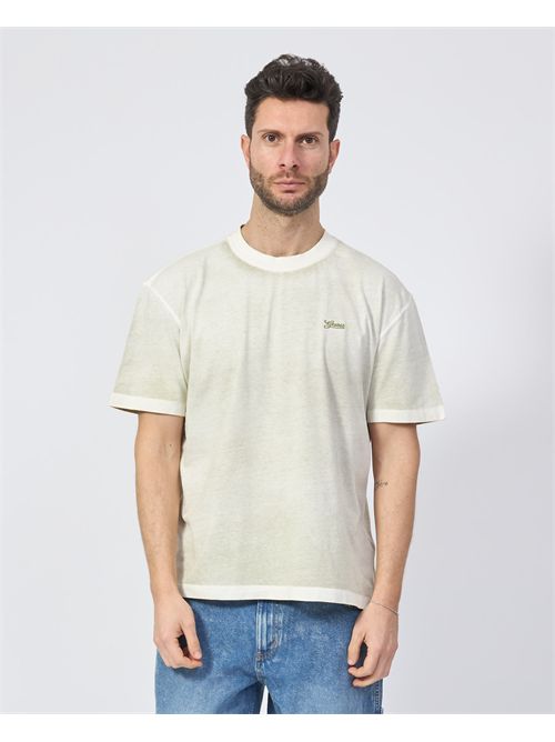 Guess crew neck T-shirt with embroidered logo