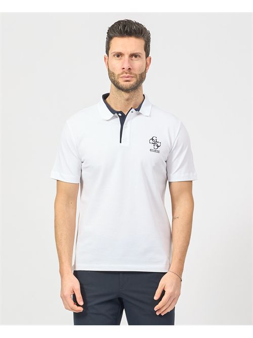 Polo homme Guess en piqué de coton GUESS | M5GP60-K7O64G011