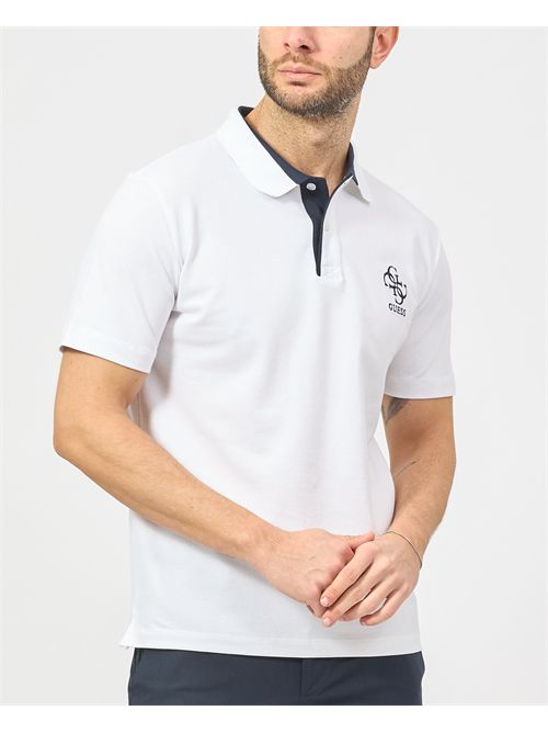 Polo uomo Guess in piquè di cotone GUESS | M5GP60-K7O64G011