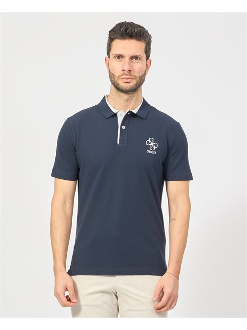 Polo uomo Guess in piquè di cotone GUESS | M5GP60-K7O64G7V2