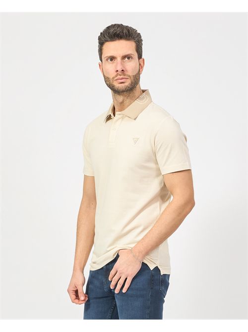 Polo uomo Guess con colletto logato GUESS | M5GP66-J1314G1V7