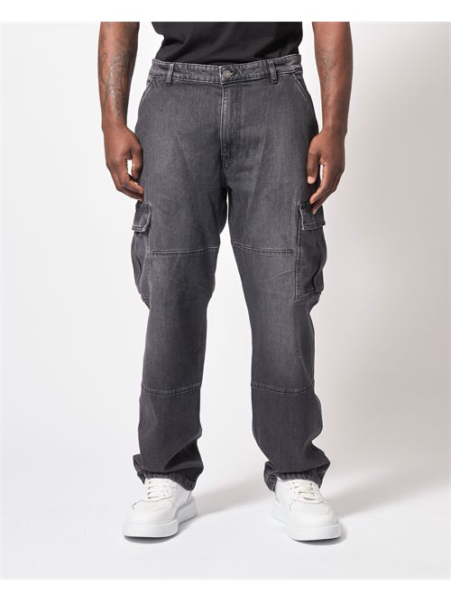 Guess men's cargo jeans in denim