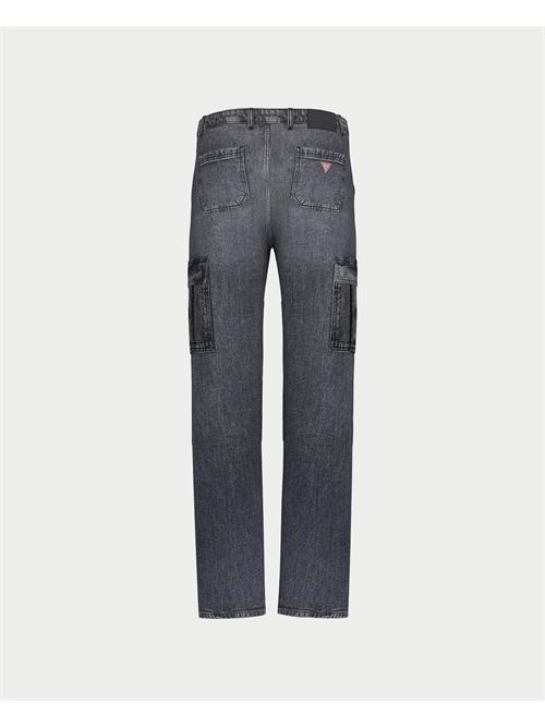 Jeans cargo da uomo Guess G17 in denim GUESS | M5RA88-D5LW1GJHB