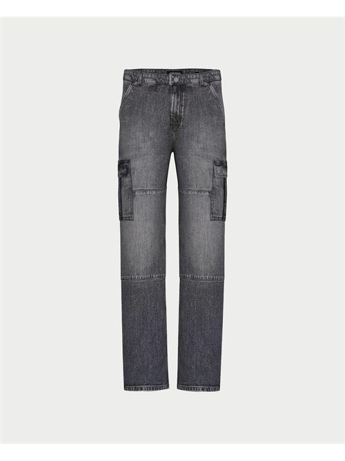 Guess men's cargo jeans in denim GUESS | M5RA88-D5LW1GJHB