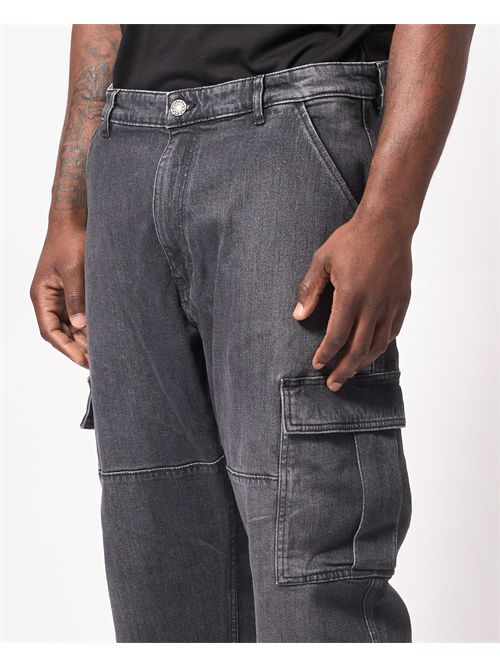 Guess men's cargo jeans in denim GUESS | M5RA88-D5LW1GJHB