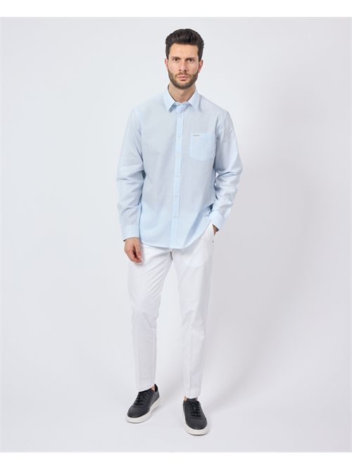 Guess Striped Pocket Light Blue Shirt GUESS | M5RH67-WGZ11S76S