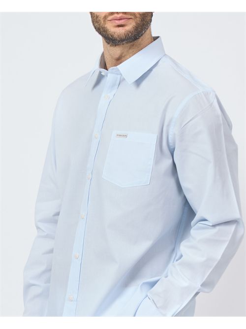 Guess Striped Pocket Light Blue Shirt GUESS | M5RH67-WGZ11S76S