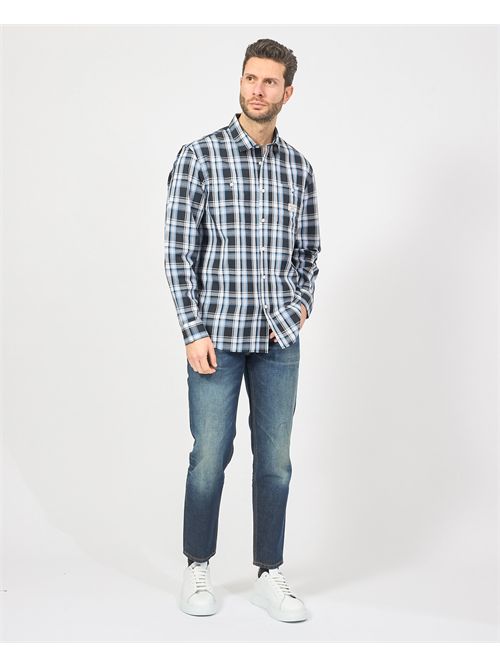 Chemise à carreaux Guess avec poche GUESS | M5RH69-WGZ11L72D